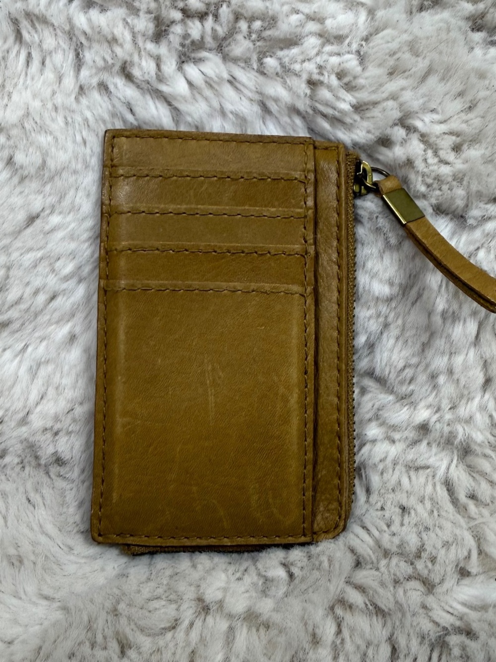 Madewell The Essential Zip Card Case Wallet 100% Leather